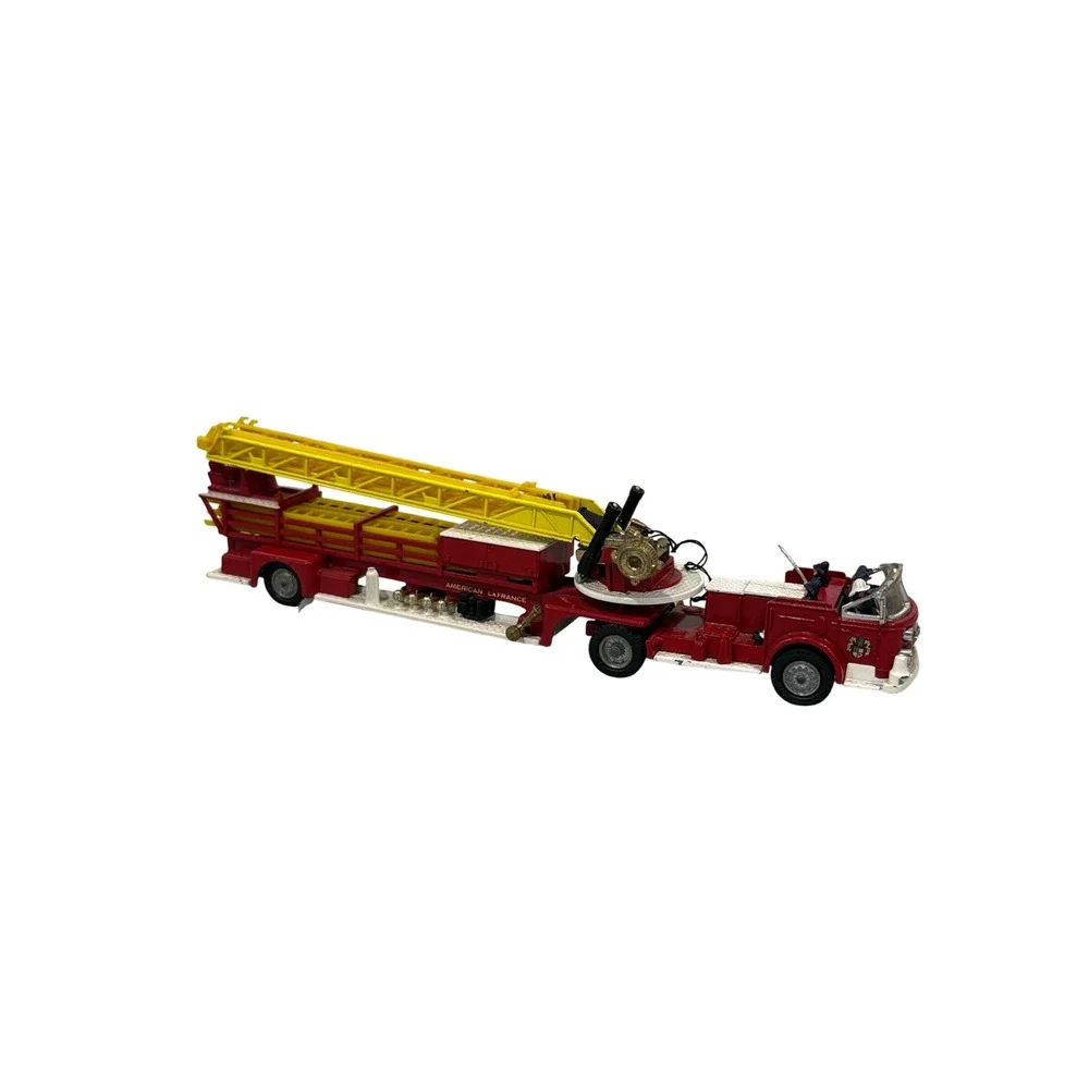 Vintage Corgi Major Toys American LaFrance Aerial Rescue Truck Red White